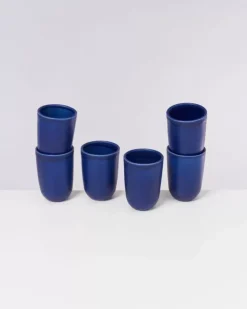 Motel a Miio Tassen & Becher Sets>Copa Alto 6Er Set Becher Gros Dunkelblau