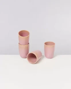 Motel a Miio 4 Teilige Sets>Copa Alto 4Er Set Becher Gros Gelb Rose