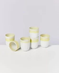 Motel a Miio Tassen & Becher Sets>Copa Alto 6Er Set Becher Gros Gelb
