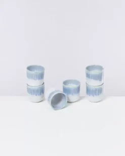Motel a Miio 6 Teilige Sets>Copa Alto 6Er Set Becher Klein Blau Weis