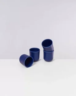 Motel a Miio 4 Teilige Sets>Copa Alto 4Er Set Becher Klein Dunkelblau