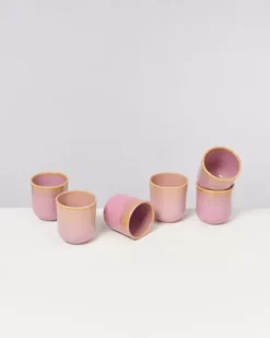 Motel a Miio Tassen & Becher>Copa Alto 6Er Set Becher Klein Gelb Rose