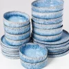 Motel a Miio 24 Teilige Sets>Cordoama Blau Gesprenkelt - 24 Teiliges Set