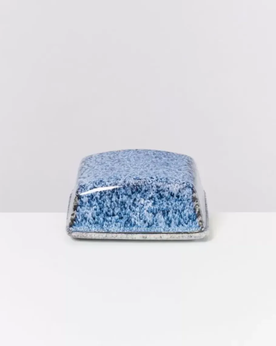Motel a Miio Butterdosen>Cordoama Butterdose Blau Gesprenkelt