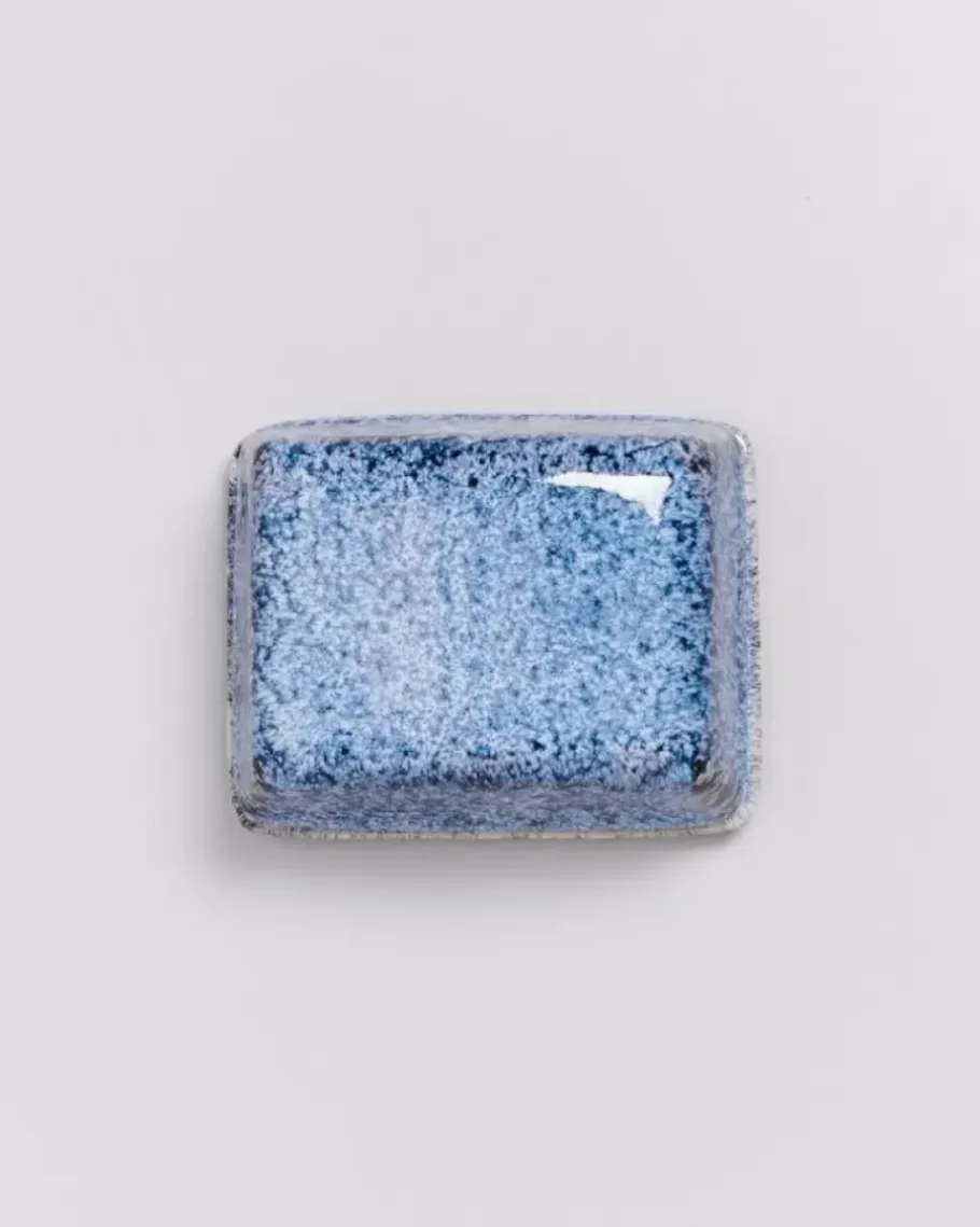 Motel a Miio Butterdosen>Cordoama Butterdose Blau Gesprenkelt