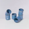 Motel a Miio Tassen & Becher>Cordoama 6Er Set Becher Gros Blau Gesprenkelt