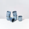 Motel a Miio Tassen & Becher>Cordoama 6Er Set Becher Klein Blau Gesprenkelt