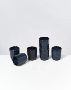 Motel a Miio 6 Teilige Sets>Cordoama 6Er Set Becher Klein Dunkelblau