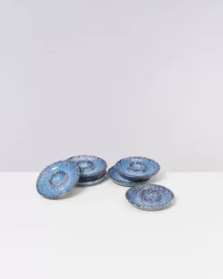 Motel a Miio Eierbecher>Cordoama 6Er Set Eierbecher Blau Gesprenkelt