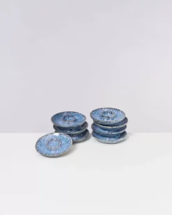 Motel a Miio Eierbecher>Cordoama 8Er Set Eierbecher Blau Gesprenkelt