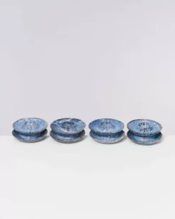 Motel a Miio Eierbecher>Cordoama 8Er Set Eierbecher Blau Gesprenkelt