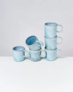 Motel a Miio Tassen & Becher Sets>Cordoama 6Er Set Tasse Gros Aqua