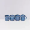 Motel a Miio Tassen & Becher Sets>Cordoama 4Er Set Tasse Gros Blau Gesprenkelt