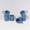 Motel a Miio Tassen & Becher Sets>Cordoama 6Er Set Tasse Gros Blau Gesprenkelt