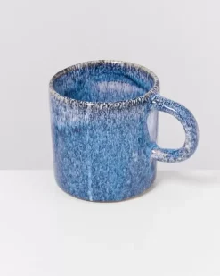 Motel a Miio Tassen & Becher>Cordoama 6Er Set Tasse Gros Blau Gesprenkelt