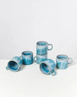 Motel a Miio Tassen & Becher Sets>Cordoama 6Er Set Tasse Klein Aqua