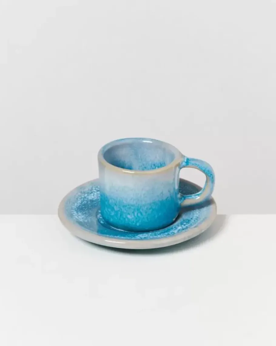 Motel a Miio Untertassen>Cordoama Espresso-Untertasse Aqua