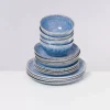 Motel a Miio 16 Teilige Sets>Cordoama Klassik Blau Gesprenkelt - 16 Teiliges Set