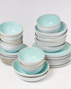 Motel a Miio Geschirr Sets>Cordoama Klassik Mint - 40 Teiliges Set