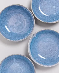 Motel a Miio Pastaschalen>Cordoama Klassik Pastateller Blau Gesprenkelt