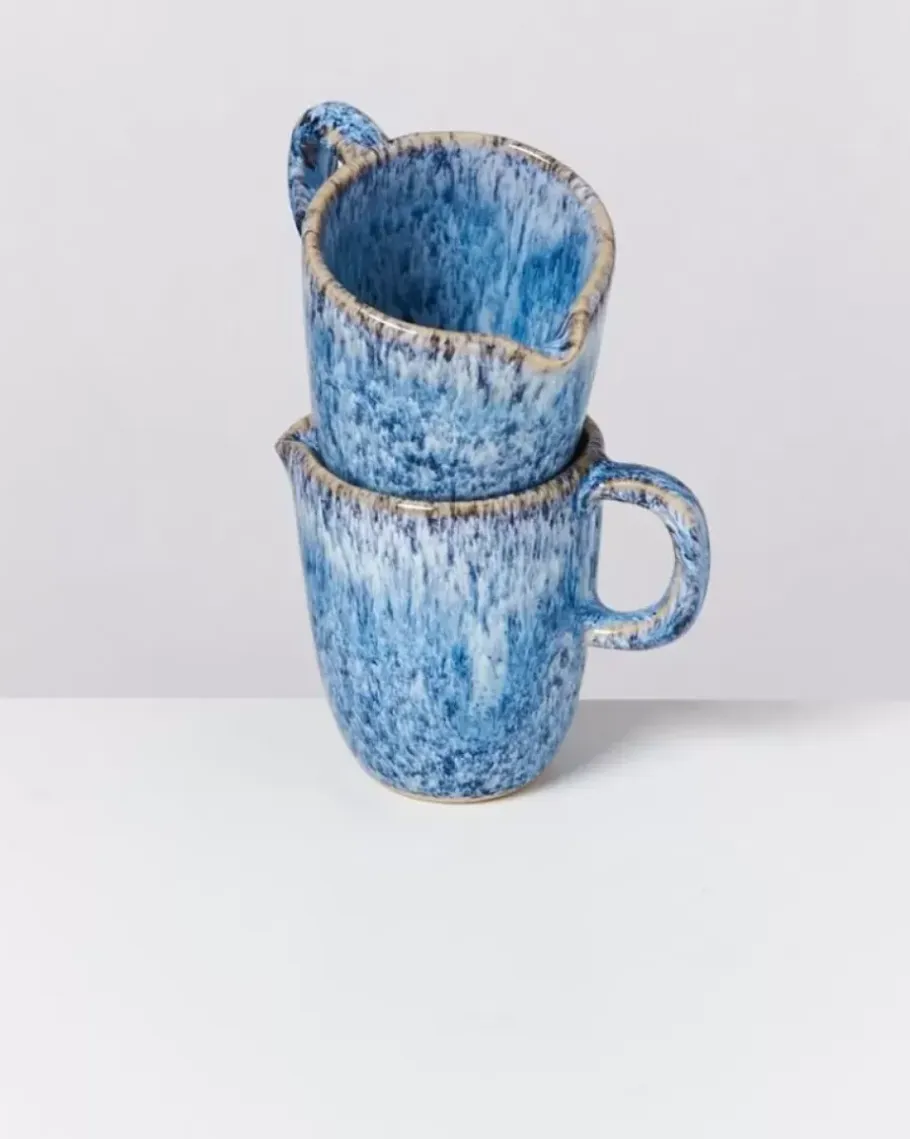 Motel a Miio Milchkannen & Milchkannchen>Cordoama Milchkannchen Blau Gesprenkelt