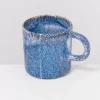 Motel a Miio Große Tassen>Cordoama Tasse Gros Blau Gesprenkelt