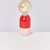 Motel a Miio Lampen>Farol Lampe Rot Rose