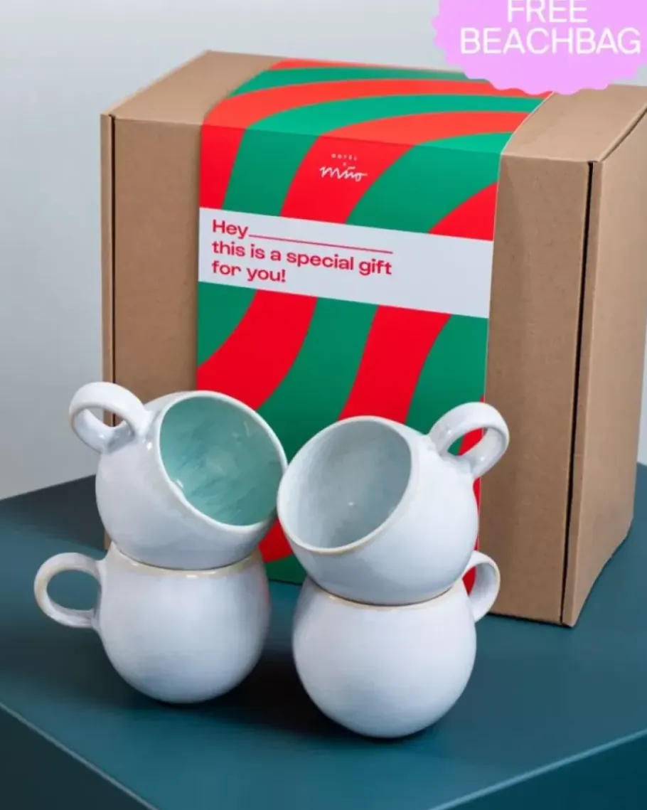 Motel a Miio Große Tassen>Geschenkbox - 4 X Areia Tasse Gros