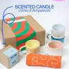 Motel a Miio Große Tassen>Geschenkbox - 4 X Coimbra Teetasse & 1 X Duftkerze