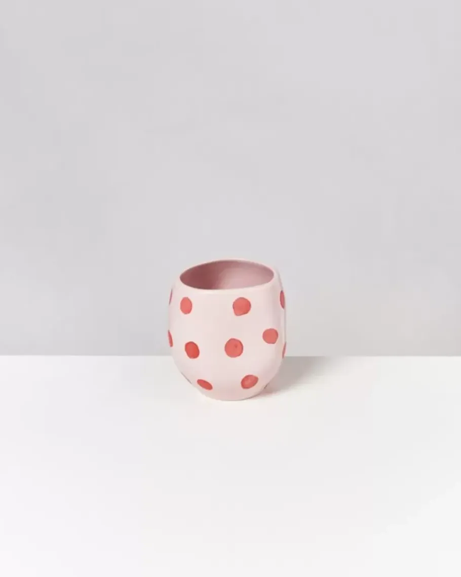 Motel a Miio Joao M>Joao Vase M Rosa Mit Punkten