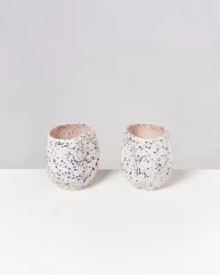 Motel a Miio Joao M>Joao Vase M Rose Blau Gesprenkelt