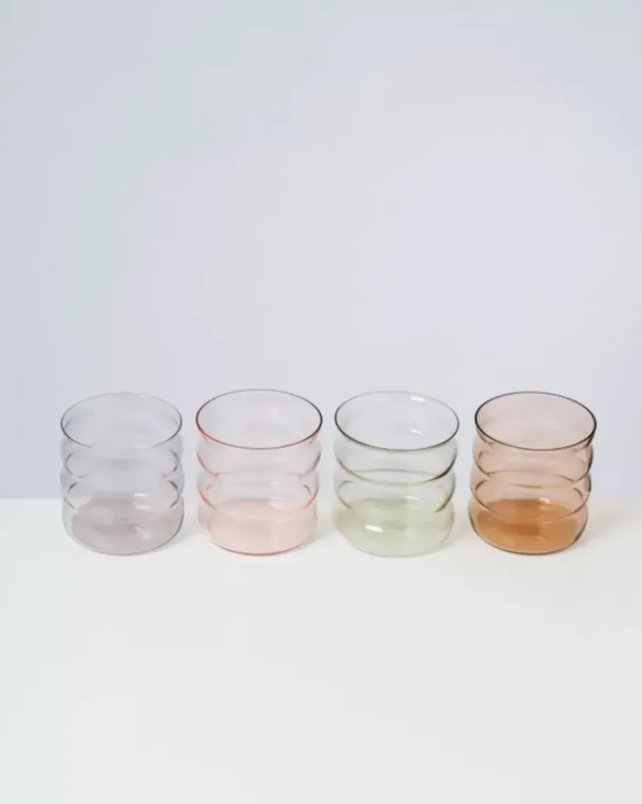 Motel a Miio Gläser>Joia Glas Bubble Pink Opal