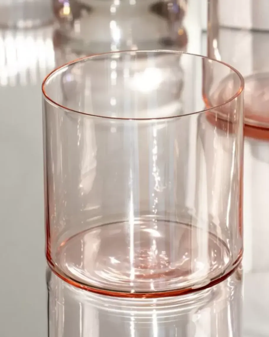 Motel a Miio Gläser>Joia Glas Klein Pink Opal