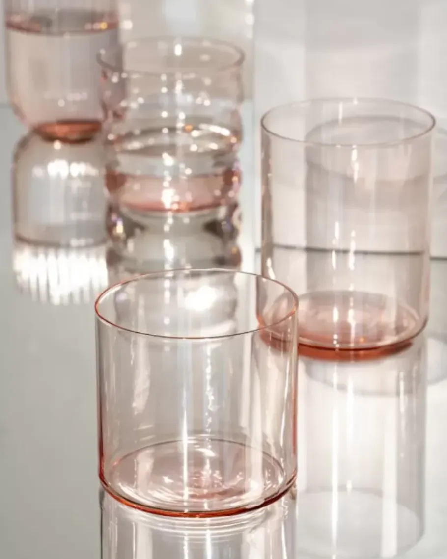 Motel a Miio Gläser>Joia Glas Klein Pink Opal