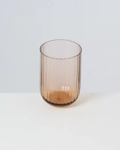 Motel a Miio Gläser>Joia Glas Riffled Bronze