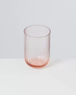 Motel a Miio Gläser>Joia Glas Riffled Pink Opal