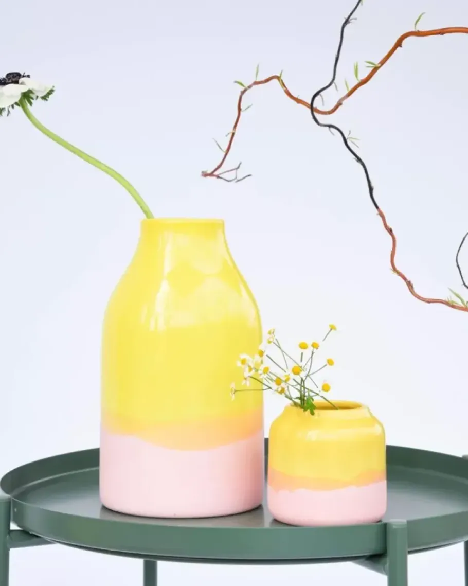Motel a Miio Vasen>Marisa Vase Gelb Rose