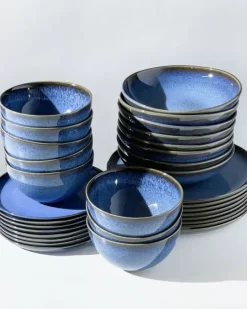 Motel a Miio Geschirr Sets>Melides Blue - 32 Teiliges Set
