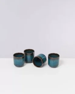 Motel a Miio Tassen & Becher Sets>Melides 4Er Set Becher Klein Oceanblue