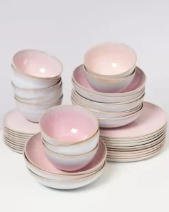 Motel a Miio Geschirr Sets>Melides Rose - 40 Teiliges Set