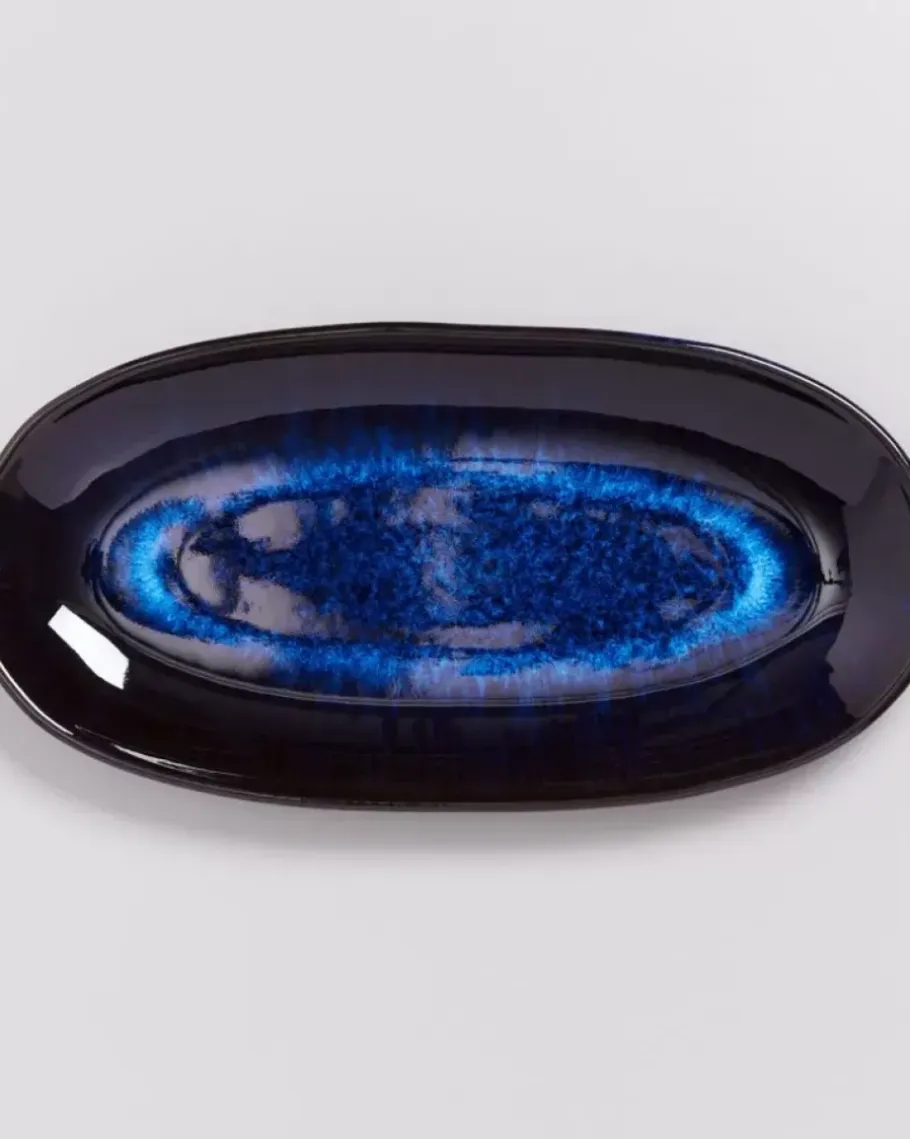 Motel a Miio Servierplatten>Melides Servierplatte L Deepseablue