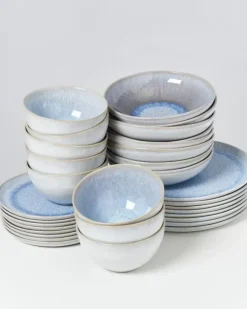 Motel a Miio Geschirr Sets>Melides Stoneblue - 32 Teiliges Set