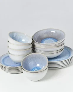 Motel a Miio Geschirr Sets>Melides Stoneblue - 24 Teiliges Set
