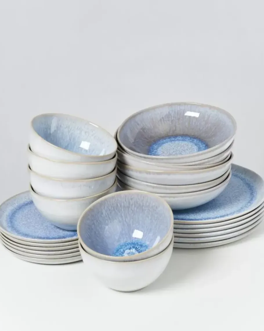 Motel a Miio Geschirr Sets>Melides Stoneblue - 24 Teiliges Set