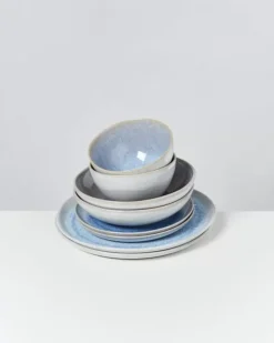 Motel a Miio Geschirr Sets>Melides Stoneblue - 8 Teiliges Set