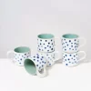Motel a Miio Tassen & Becher Sets>Nodoa 6Er Set Tasse Mint Mit Punkten