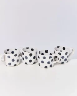 Motel a Miio 4 Teilige Sets>Nodoa 4Er Set Tasse Schwarze Punkte