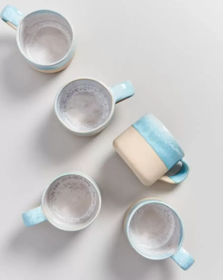 Motel a Miio Große Tassen>Nodoa Tasse Blue Dipped