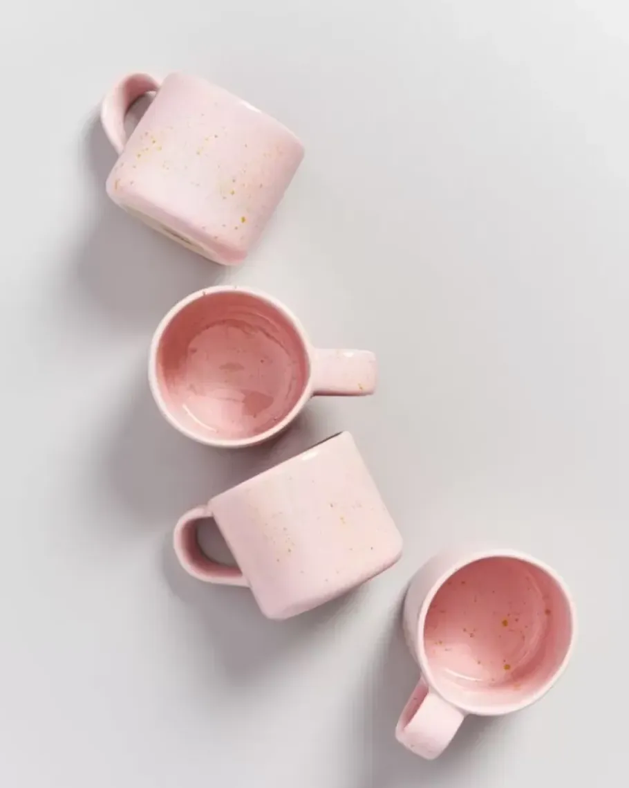 Motel a Miio Tassen & Becher>Nodoa Tasse Rosa Gesprenkelt