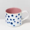 Motel a Miio Große Tassen>Nodoa Tasse Rosa Mit Punkten